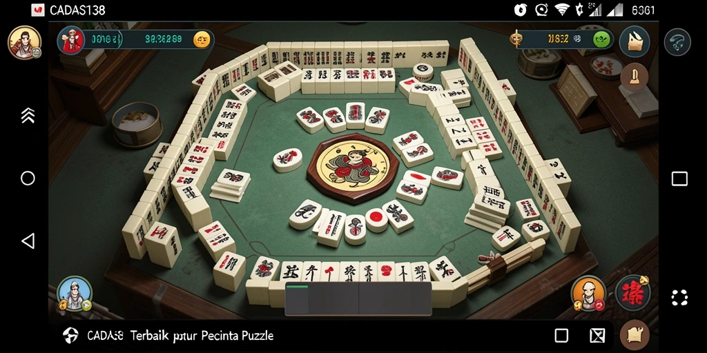 Tampilan gameplay CADAS138 dengan tantangan Mahjong yang menarik.