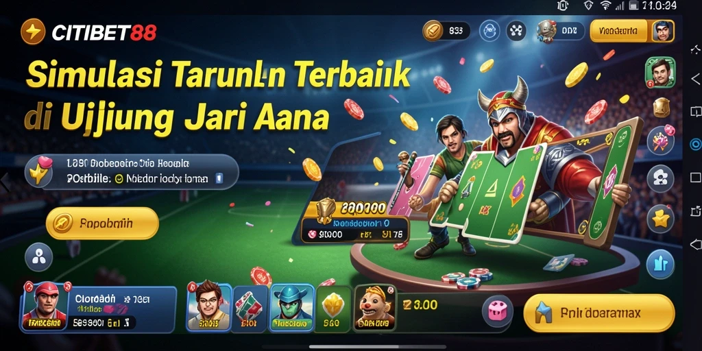 Screenshot gameplay CITIBET88 menampilkan suasana taruhan yang mendebarkan.