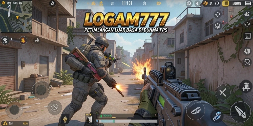 Tampilan gameplay LOGAM777 yang intens dan mendebarkan.
