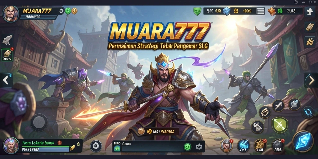 Tampilan menarik gameplay MUARA777 dengan elemen strategi SLG.