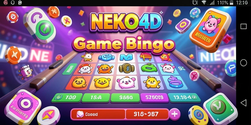 Tampilan gameplay NEKO4D yang menarik dalam permainan Bingo.