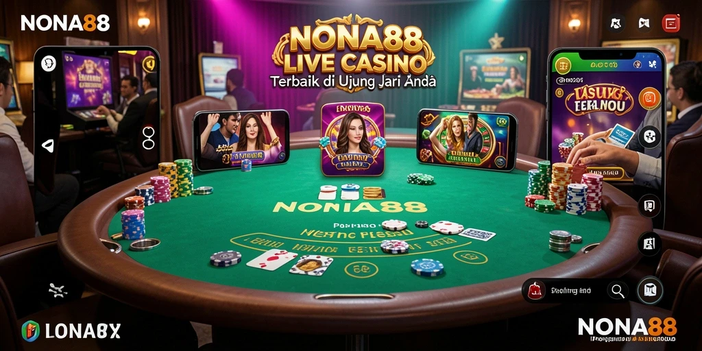 Tampilan gameplay NONA88 yang mengasyikkan di Live Casino.