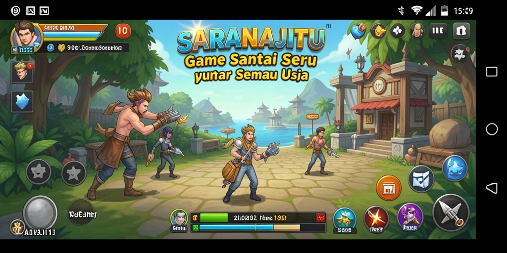 Tampak permainan <strong>SARANAJITU</strong> yang menyenangkan dan penuh warna.