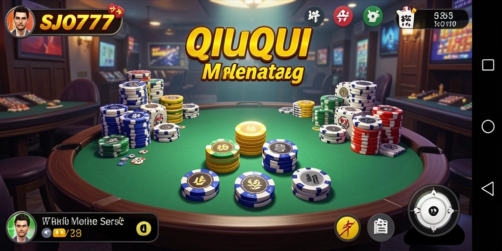 Gambaran gameplay seru di SJO777 dengan kartu QiuQiu.
