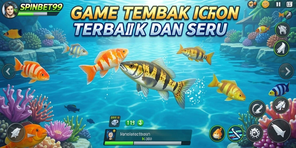 Gameplay SPINBET99 yang seru dengan aksi tembak ikan.
